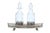 Metal Perfume Bottles in Cut Glass with Silver Frame and Ship Grid, Set of 3 For Sale - Image 7 of 7