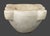 French White Marble Mortar, 18th century. 7" H x 14.25" Diameter. Provenance: From a Manhattan Townhouse.