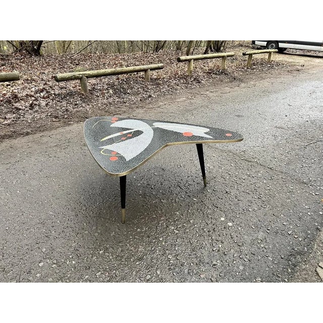 Mosaic Coffee Table attributed to Berthold Müller, 1950s For Sale - Image 6 of 8