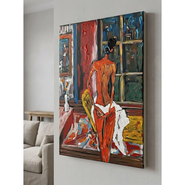 Natalia Vypritskaia, By the Window, 2026, Acrylic on Canvas For Sale - Image 9 of 9