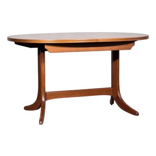 Oval Extendable Teak Dining Table by Parker Knoll, 1960s For Sale