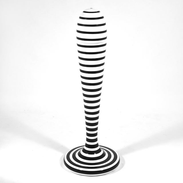 This rare and powerful piece by Guido Venturini is the GV20 "Lingam" vase, expertly crafted of porcelain by Alessi in...