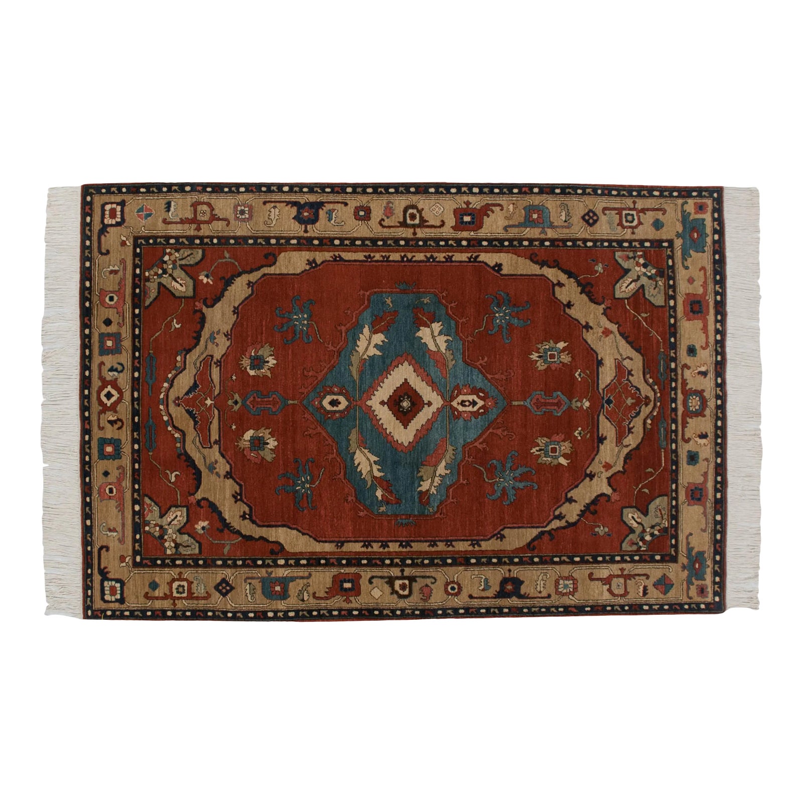 Vintage Armenian Serapi Design Rug - 6'1