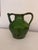 Ceramic Antique Provençal Vase in Emerald Green Glaze, 1890s For Sale - Image 7 of 13