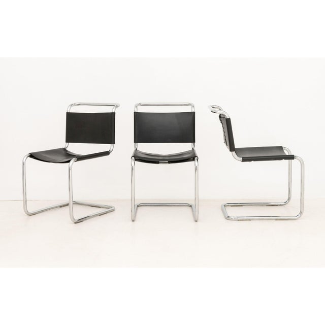 Mid-Century Modern Mies Van Der Rohe for Knoll Mr10 Cantilever Chairs, 6 For Sale - Image 3 of 16
