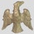 Early 20th Century American Eagle Brass Bronze Lamp Floor Lamp Finial For Sale - Image 4 of 5