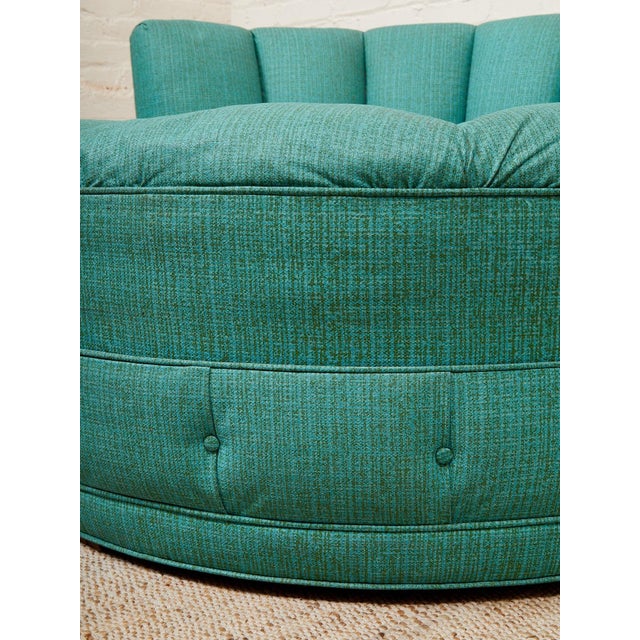 1960’s Round Vintage Club Chair For Sale - Image 4 of 10