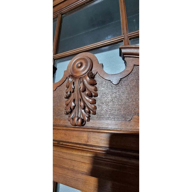 French Fixed Cupboard in Oak, 1980s For Sale - Image 4 of 16