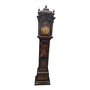Ethan Allen Chinoiserie Grandmother Clock Asian inspired Chinese Chippendale B