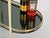 Mid-Century Italian Serving Bar Cart in Gilt Metal and Green Mirror Glass, 1970s For Sale - Image 6 of 10