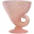 Glass Vintage Murano Barovier Toso Pink Gold Flecks Italian Art Glass Seashell Horn of Plenty Shape Footed Candy Dish Bowl For Sale - Image 7 of 7