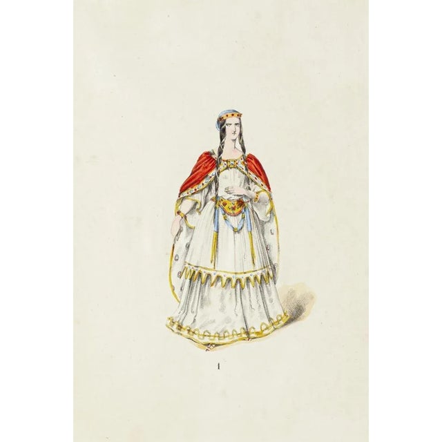Theatrical Costume is a splendid lithograph engraved by Anonymous Artist in the Early 20th Century. The state of...