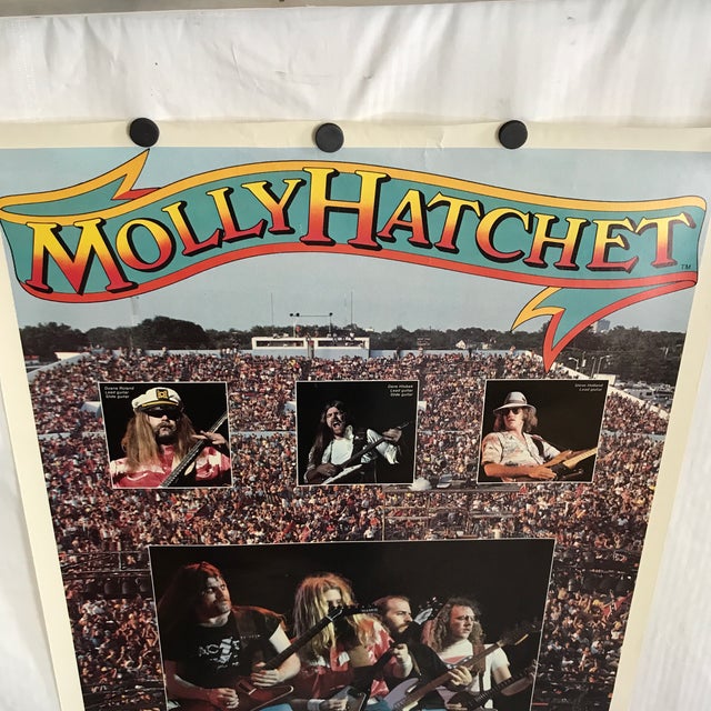 1980 Molly Hatchet Concert Poster a BiRite Enterprise Licensee Chicago