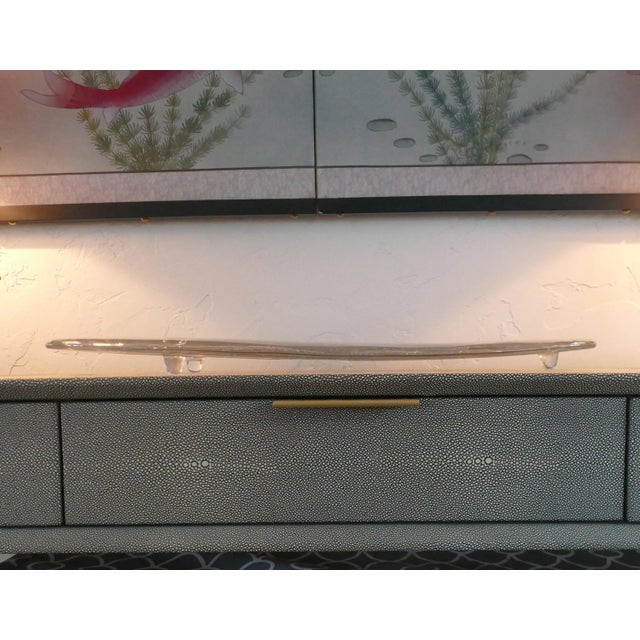 Vintage Pukeberg Swedish Glass Fish Platter Serving Tray Scandinavian Art Glass For Sale - Image 16 of 16