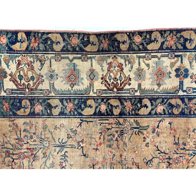 Antique Persian Bijar Palace Carpet 12' X 20'8" For Sale - Image 4 of 6