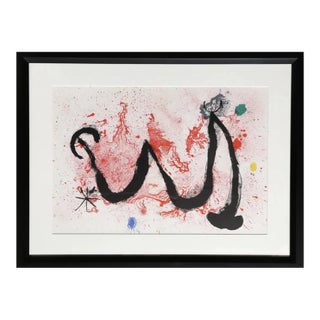 Joan Miró, Danse De Feu From Derriere Le Miroir, Lithograph For Sale