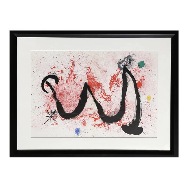 Joan Miró, Danse De Feu From Derriere Le Miroir, Lithograph For Sale