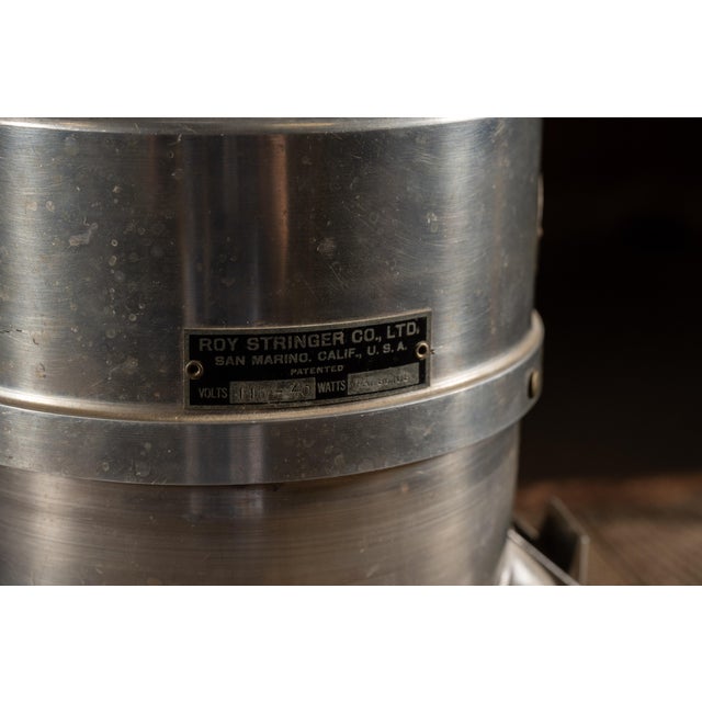 Metal Vintage Electric Peanut Warmer & Vending Machine by Roy Stringer For Sale - Image 7 of 8