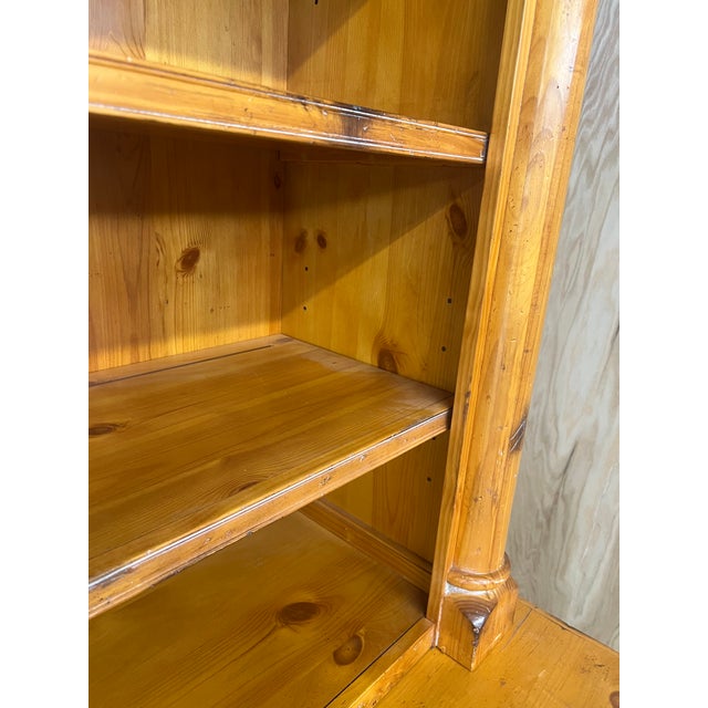Rustic Knotty Pine Hutch/Bookcase For Sale - Image 10 of 13