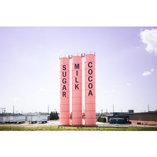 Contemporary Pink Fine Art Photograph - Sugar Milk Cocoa, Cleveland, Ohio For Sale