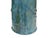 Vintage Distressed Marks Turquoise Green Lotus Fishes Ceramic Holder For Sale - Image 13 of 14