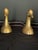 Add a touch of classic MCM charm to your bookshelf with this stunning pair of vintage solid brass mallard duck head...