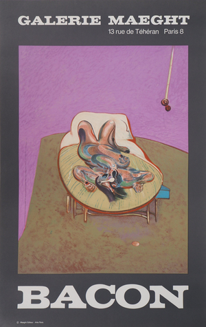 After Francis Bacon, Lying Nude, 1966, Lithograph
