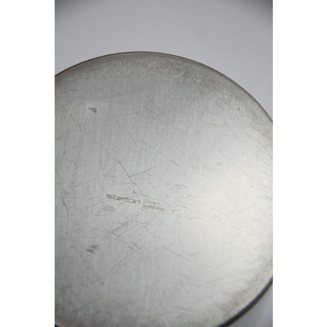 Large Cylinda Line Revolving Ashtray attributed to Arne Jacobsen for Stelton, 1967 For Sale - Image 7 of 8