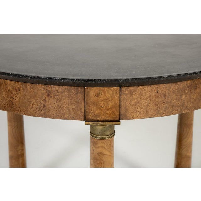 Antique French Burr Elm Guéridon, 1800s For Sale - Image 8 of 9