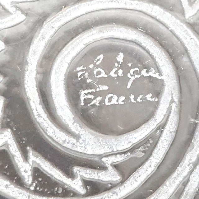 Transparent Lalique France Pinsons Crystal Centerpiece Bowl With Frosted Finches 9.125" For Sale - Image 8 of 18