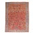 Zabihi Collection Dragon Red Field Antique Heriz Serapi Rug For Sale