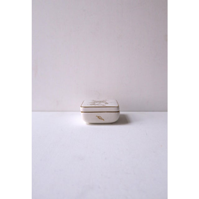 Rococo Italian Richard Ginori Jewelry Box Milano For Sale - Image 3 of 12