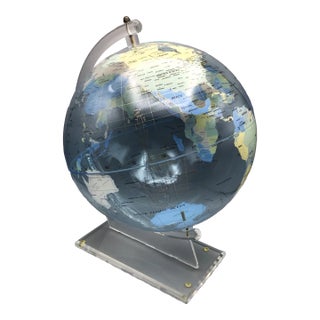 Acrylic Spectrum Globe on Stand by Trippensee Planetarium For Sale