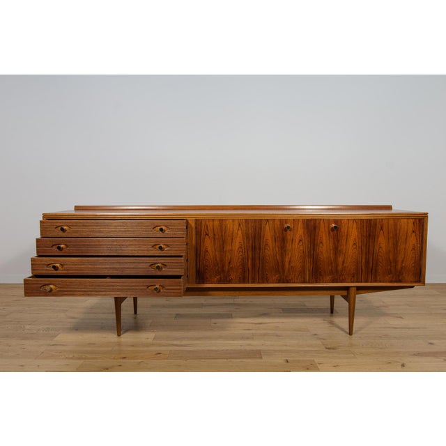 Brown Mid-Century Rosewood Sideboard by Robert Heritage for Archie Shine, United Kingdom, 1950s For Sale - Image 8 of 18