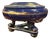 Sèvres Blue Porcelain Trinket Tray, 1920s For Sale