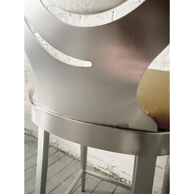 Late 20th Century Spiral Counter Stools- Set of 3 For Sale In Providence - Image 6 of 7