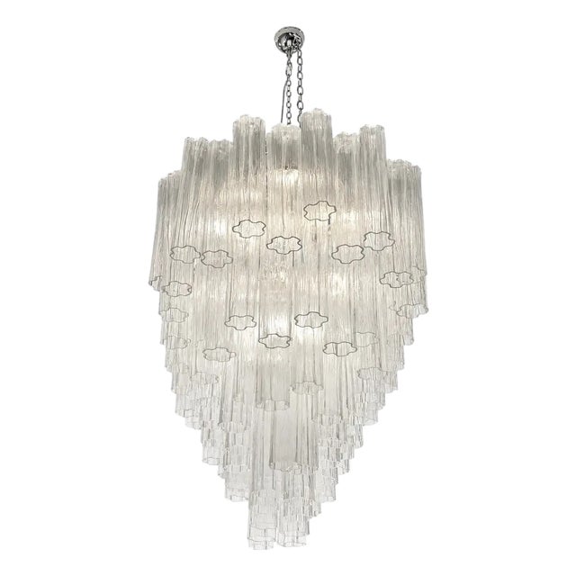 Modern Oval Tronchi Murano Glass Pendant Light by Simoeng for Simoeng For Sale