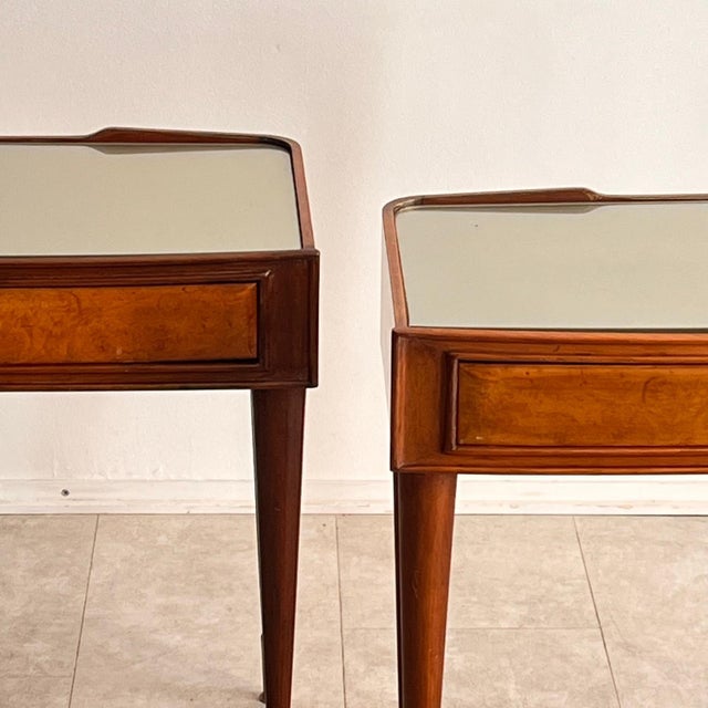 Mid-Century Modern Bedside Tables by Paolo Buffa, 1950s, Set of 2 For Sale - Image 11 of 18