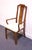 THOMASVILLE Tokaido Collection Asian Modern Style Dining Arm Chair w. Burlwood Splat Back 10821-813-814 41" High 19" Wide...