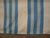 Striking Example of Minimalist With Multi Blue Stripe Dhurrie Style Antique Indian Cotton Rug For Sale In New York - Image 6 of 11