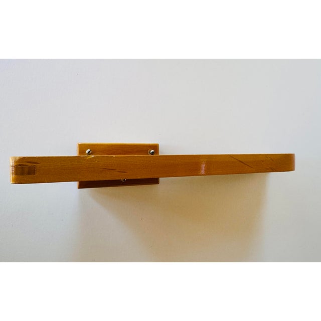 Brown 1930's Art Deco Slak-Rak Wall Organizer Magazine Rack Samuel Applestone Seattle For Sale - Image 8 of 10