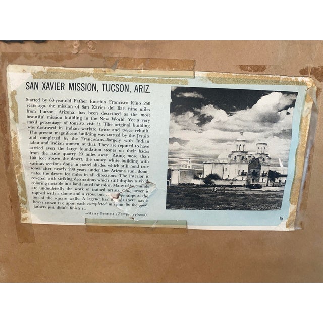 Hutton Webster Jr. Pencil Signed Etching “Mission San Xavier Del Bac Tucson” For Sale - Image 11 of 11