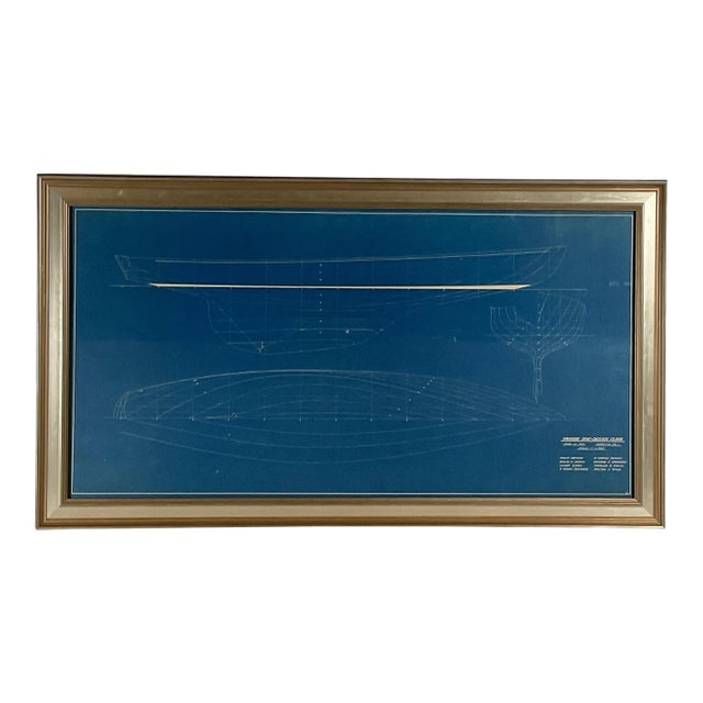 W. Starling Burgess Yankee One Design Class Blueprint For Sale