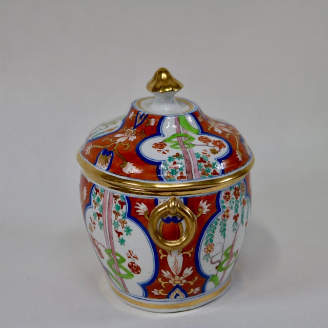Beautiful, rare sugar box attributed to Coalport from the early 1800's. This dish is unmarked like most of Coalport's...