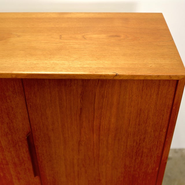 1950s Danish Teak Tall Sideboard / Highboard For Sale - Image 15 of 15