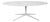 Florence Knoll Oval Carrara Marble Top Dining Table For Sale