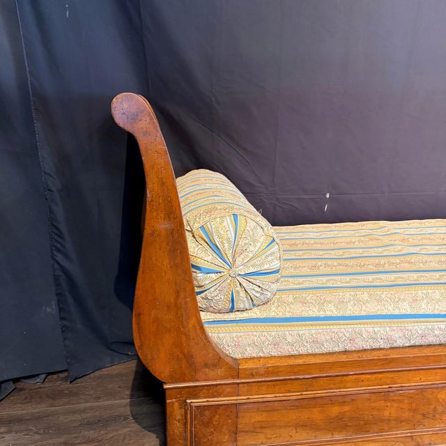 Wood Early 19th Century French Empire Daybed or Lit De Repos For Sale - Image 7 of 11