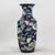 Late 20th Century Pair of Chinese Mid-20th Century Famille Rose Cobalt Blue Hexagonal Vases For Sale - Image 5 of 14