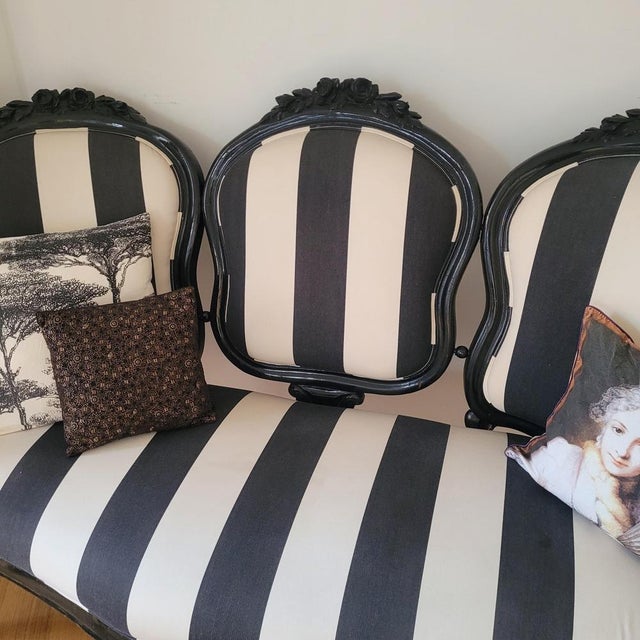 Antique Napoleon III Sofa, 1890s For Sale - Image 16 of 18