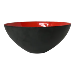 Krenit Mid Century Modern Salad Bowl Designed Herbert Krenchel by Torben Ørskov of Denmark 1950s
